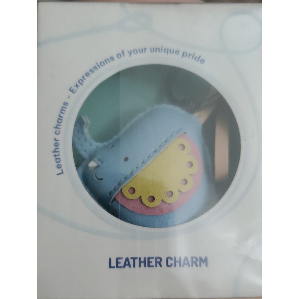 New Tick & Pick Handcrafted Blue Elephant Bag Charm
